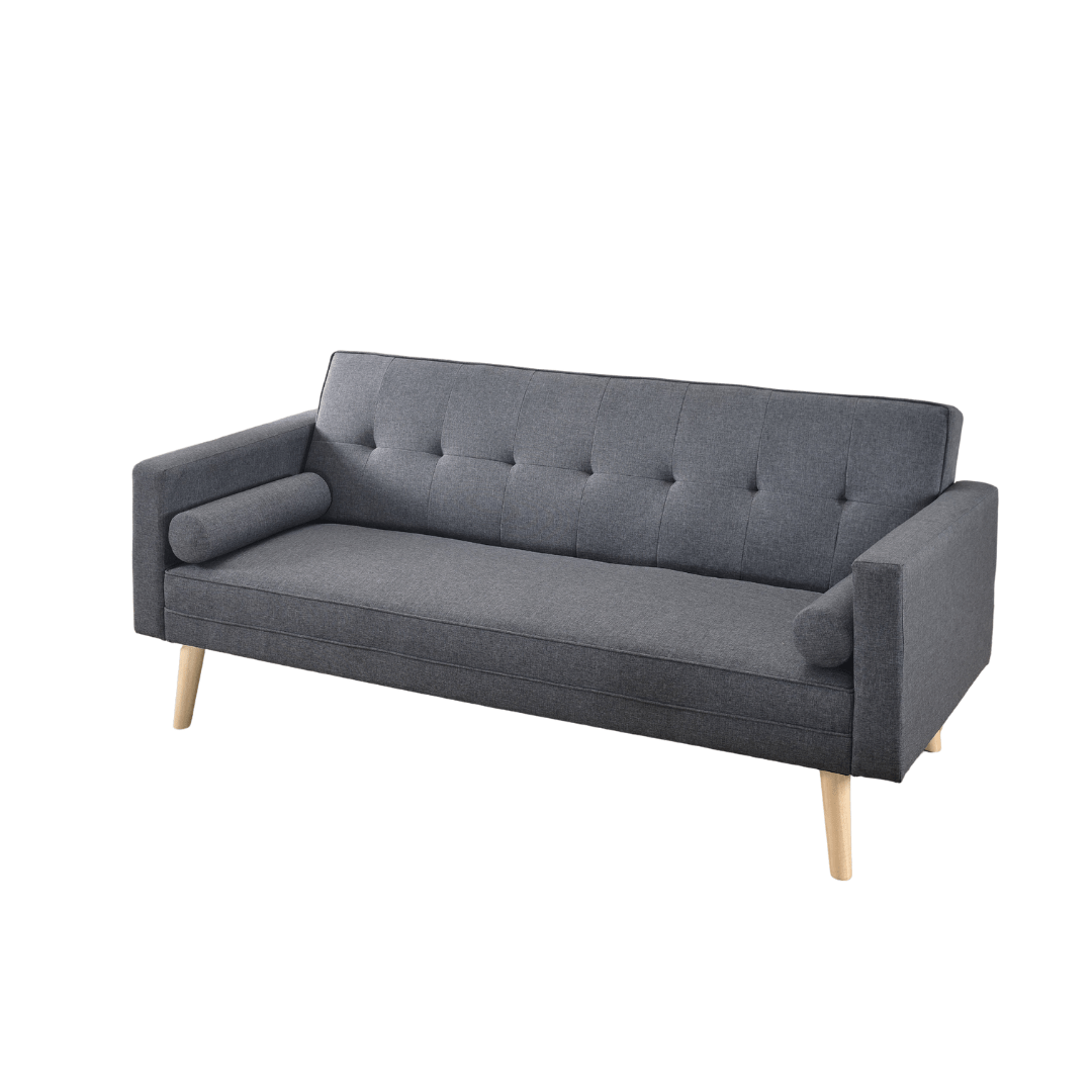 Paris Grey Linen Sofa Bed - Furniturezone