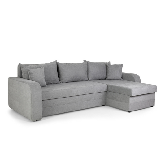 Pirlo Grey Universal Corner Sofa Bed