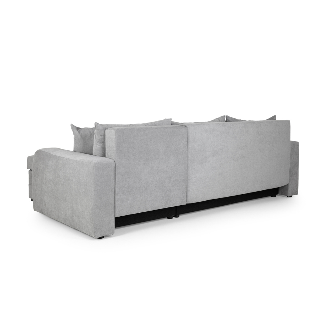 Pirlo Grey Universal Corner Sofa Bed