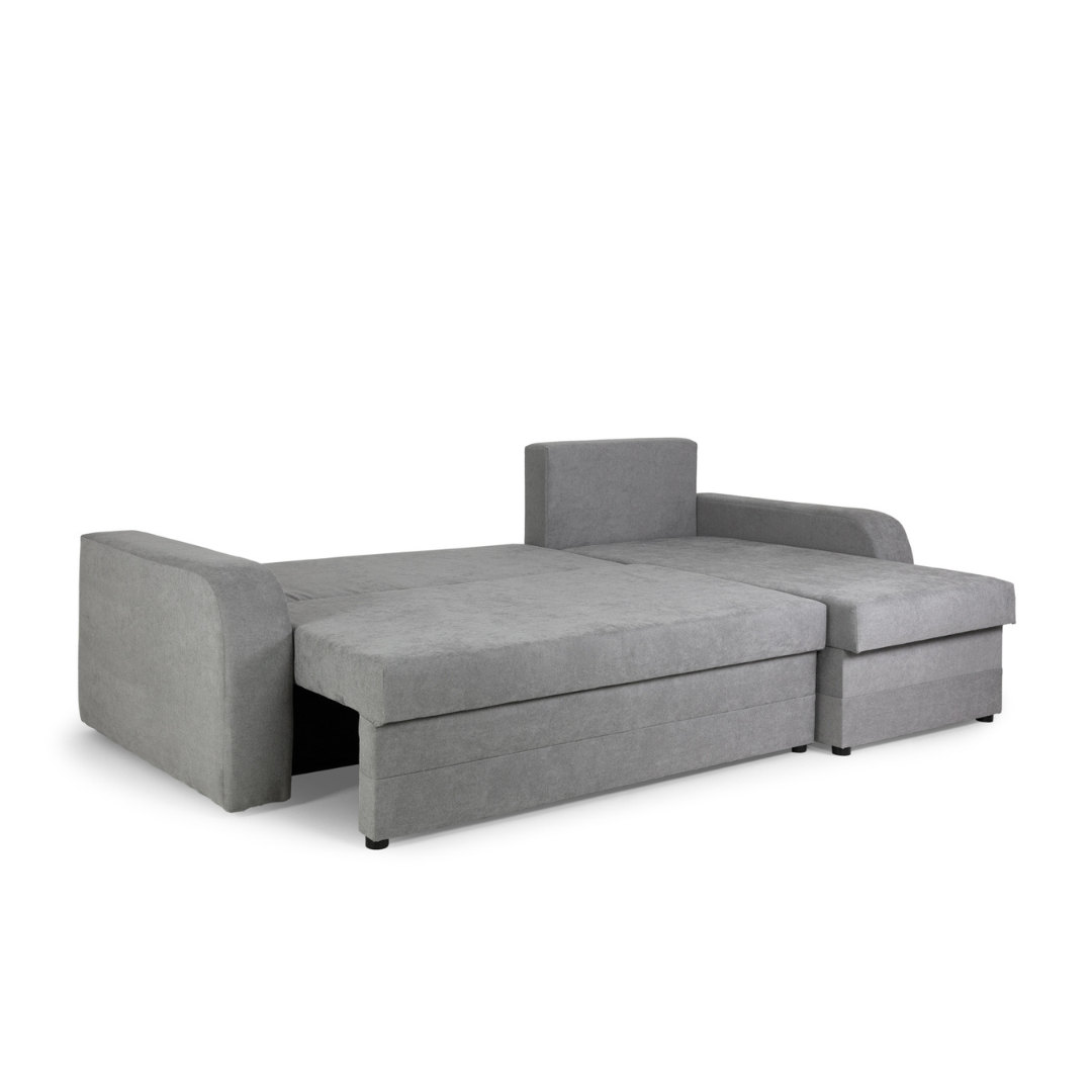 Pirlo Grey Universal Corner Sofa Bed