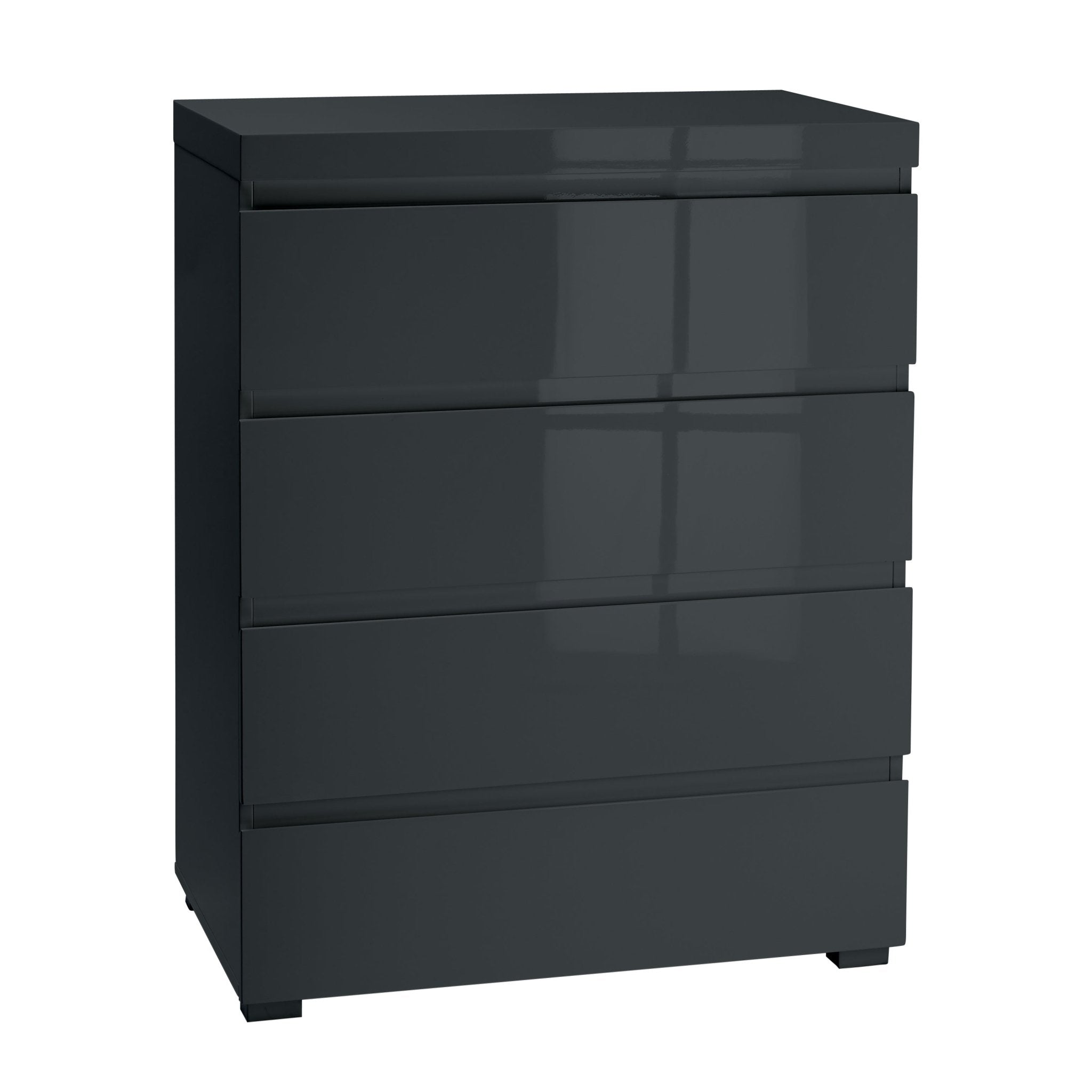 Puro Charcoal 4 Drawer Chest - Furniturezone
