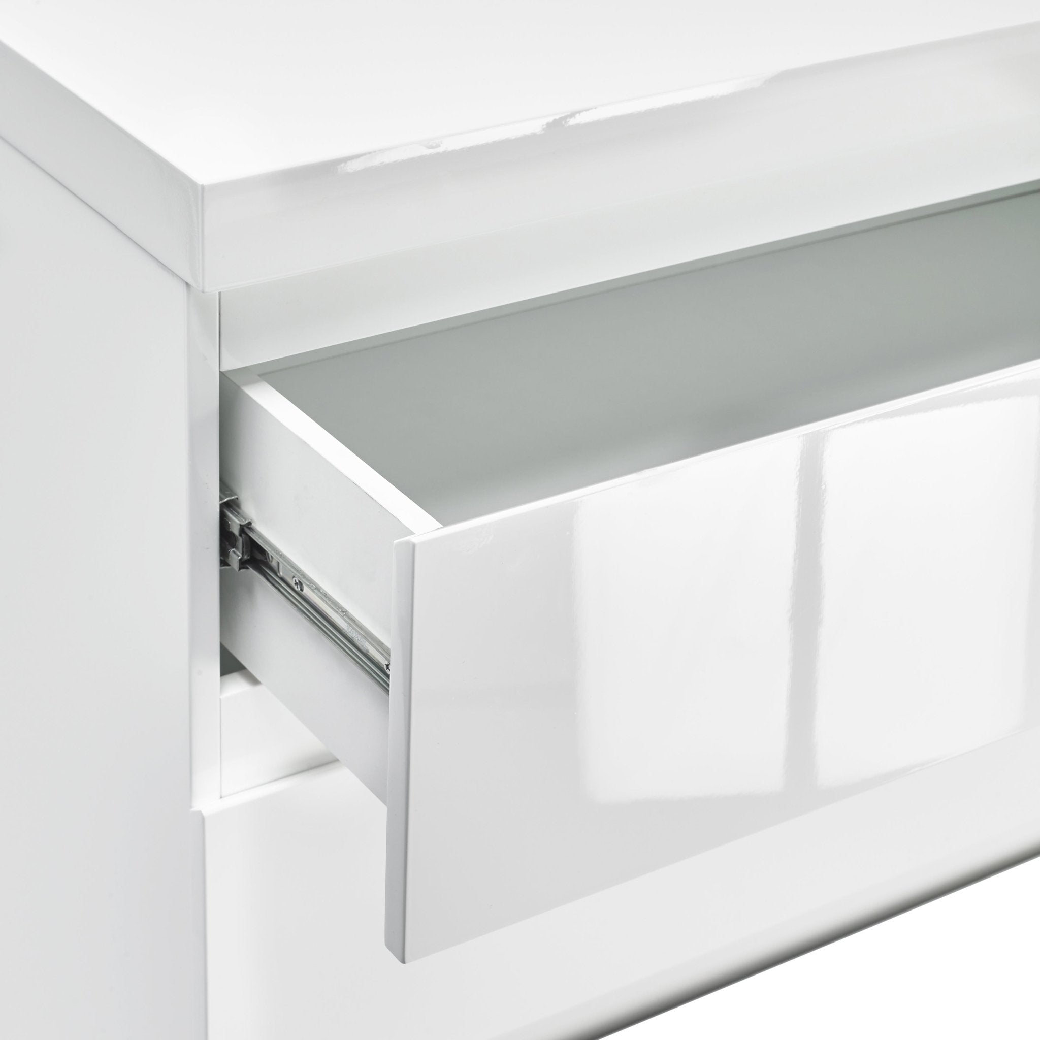Puro White 4 Drawer Chest - Furniturezone