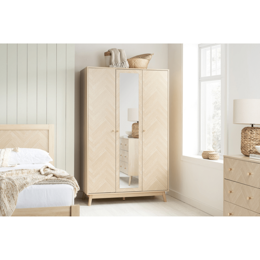 Sante Three Door Wardrobe - Furniturezone