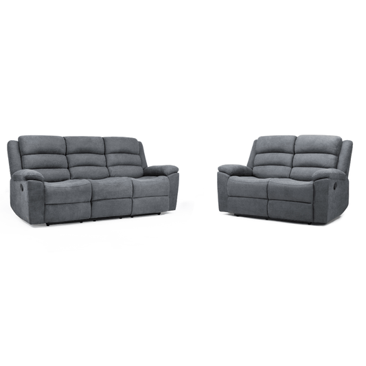 Santone Manual Recliner Sofa Range - Furniturezone