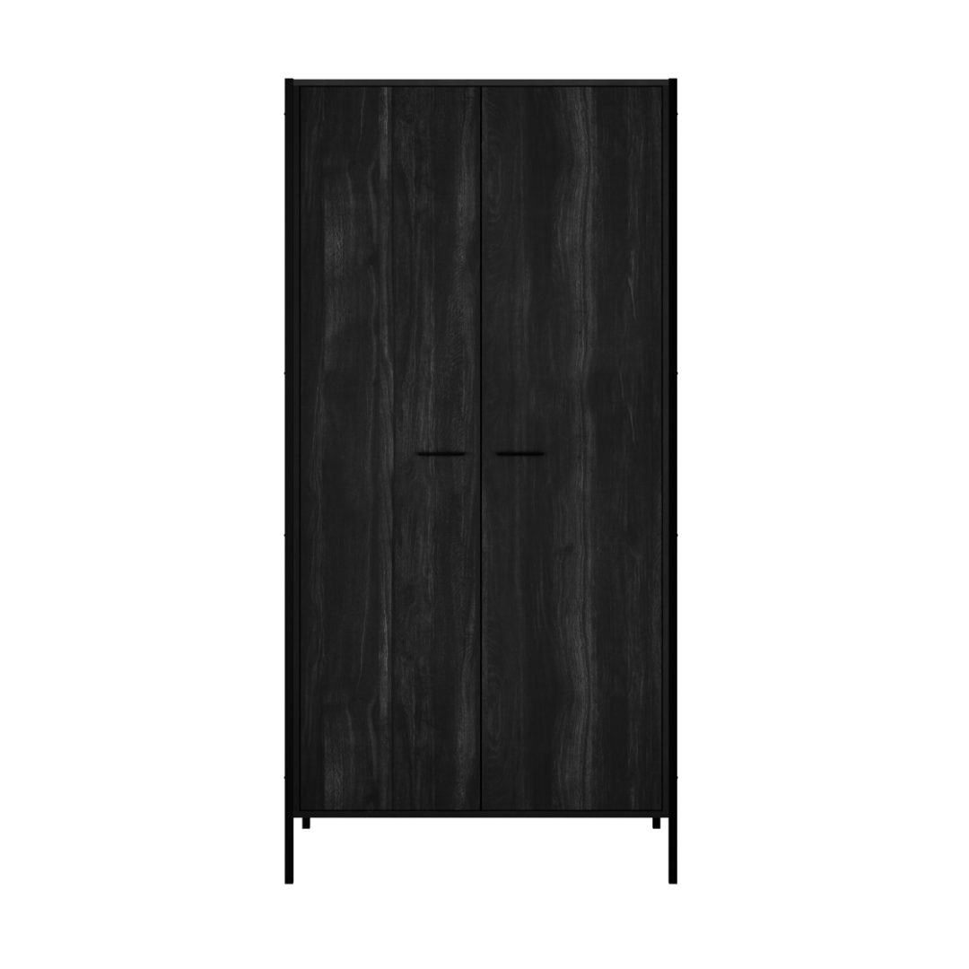 Scarpino Bedroom Set - Black - Furniturezone