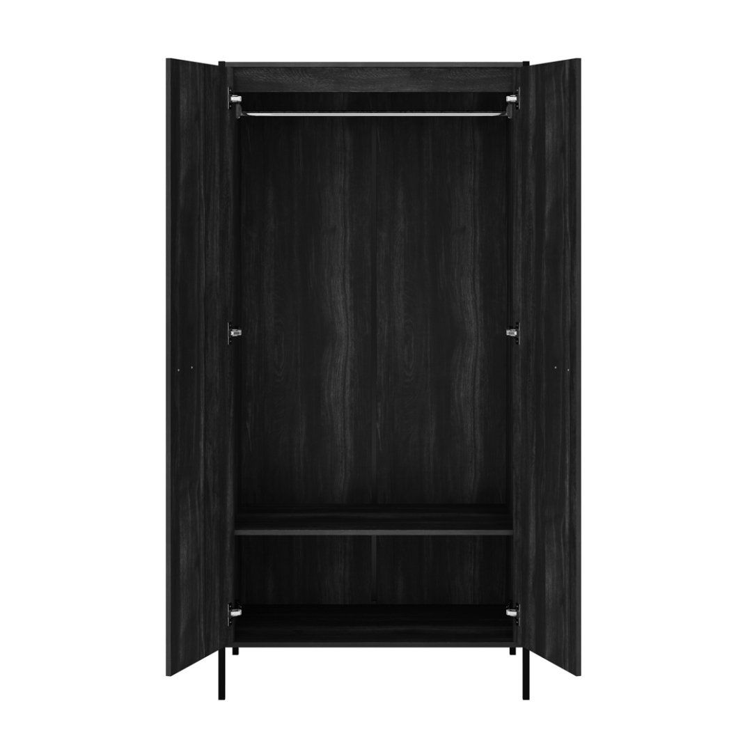 Scarpino Bedroom Set - Black - Furniturezone