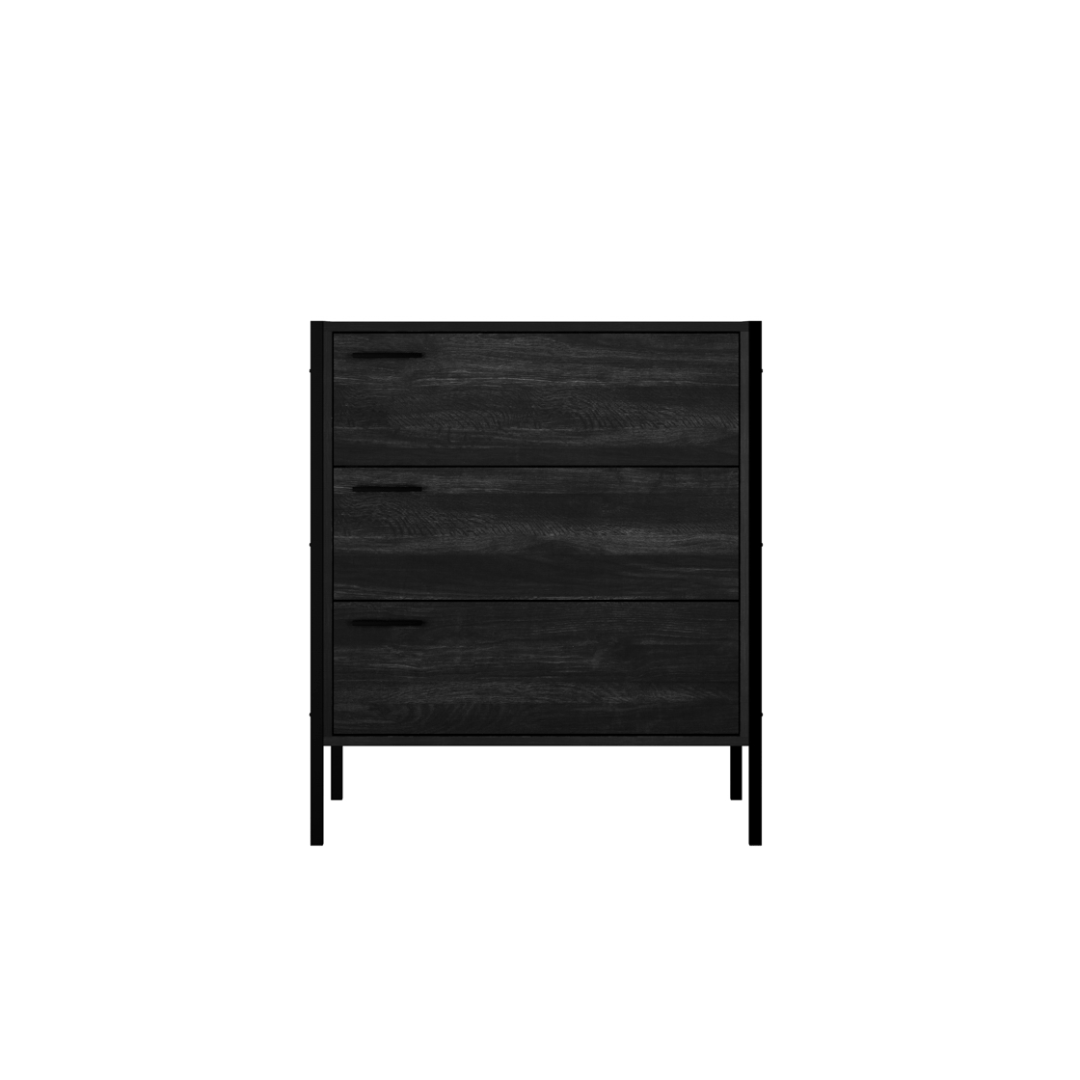 Scarpino Bedroom Set - Black - Furniturezone