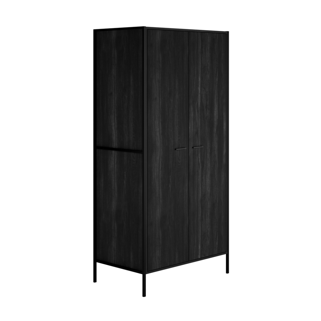 Scarpino Bedroom Set - Black - Furniturezone