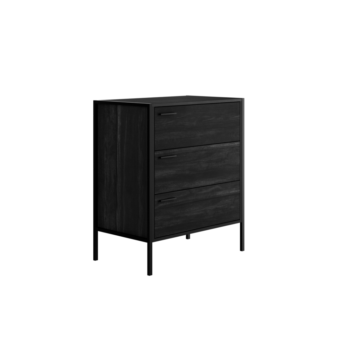 Scarpino Bedroom Set - Black - Furniturezone