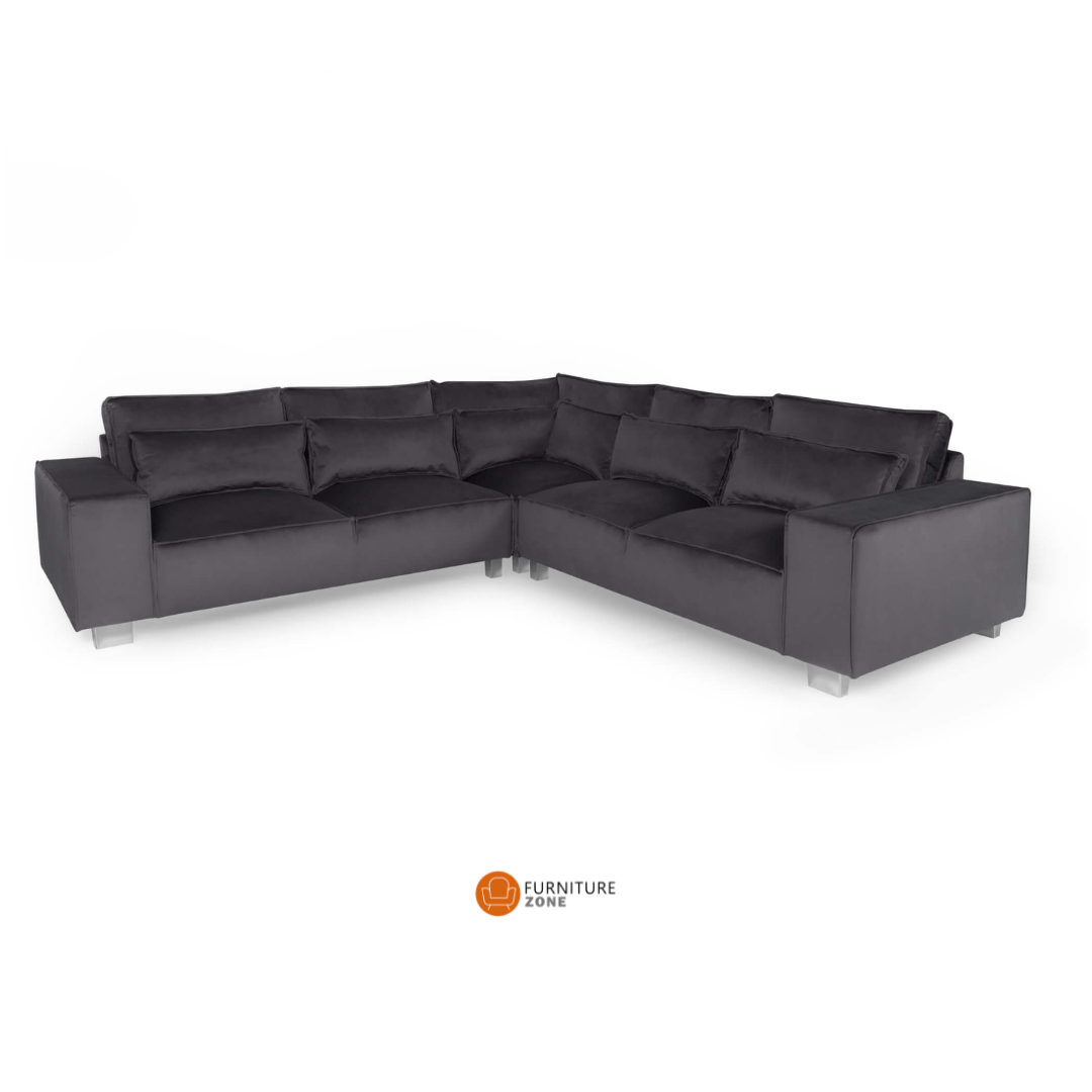 Sloane Large Fabric Corner Sofa - Furniturezone