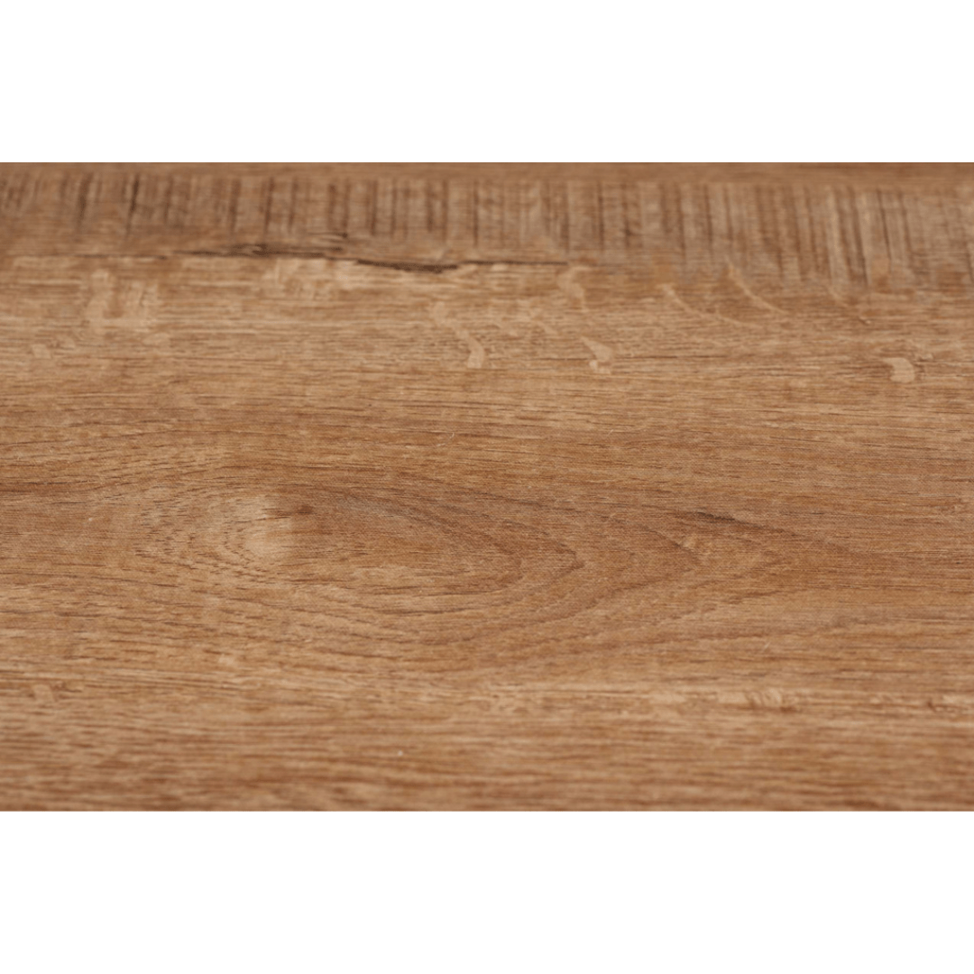 Stockwell 3 Door 2 Drawer Wardrobe - Rustic Oak Effect - Furniturezone