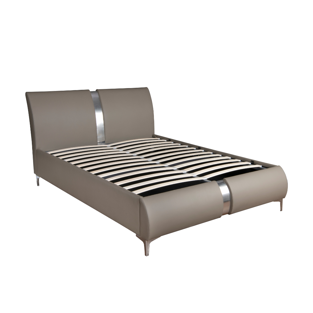 Sydney Ottoman Bed Frame Taupe PU