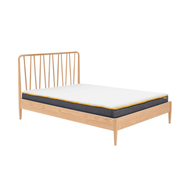 Tomas Solid Oak Oak Bed Frame - Furniturezone