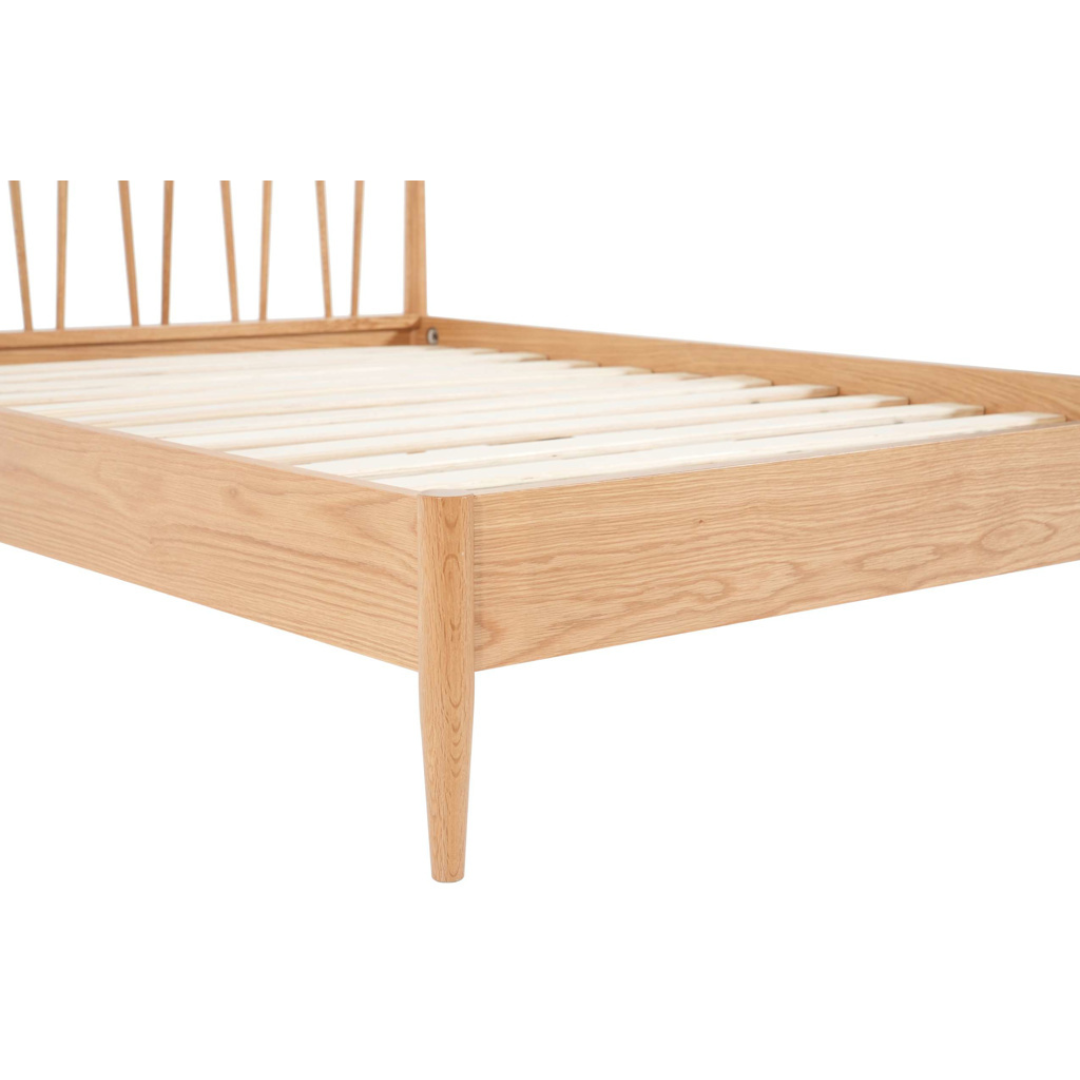 Tomas Solid Oak Oak Bed Frame