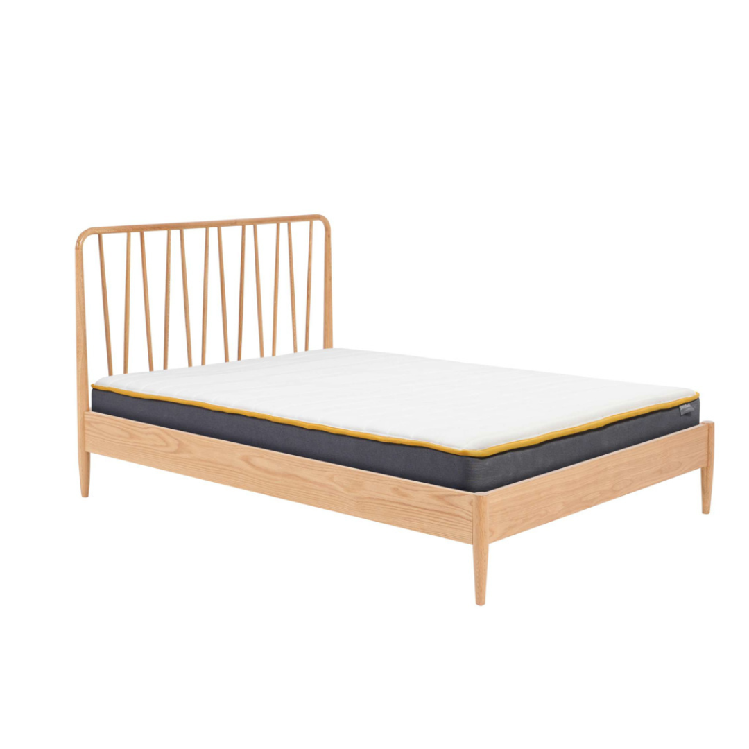 Tomas Solid Oak Oak Bed Frame