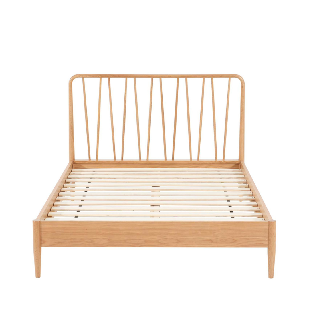 Tomas Solid Oak Oak Bed Frame