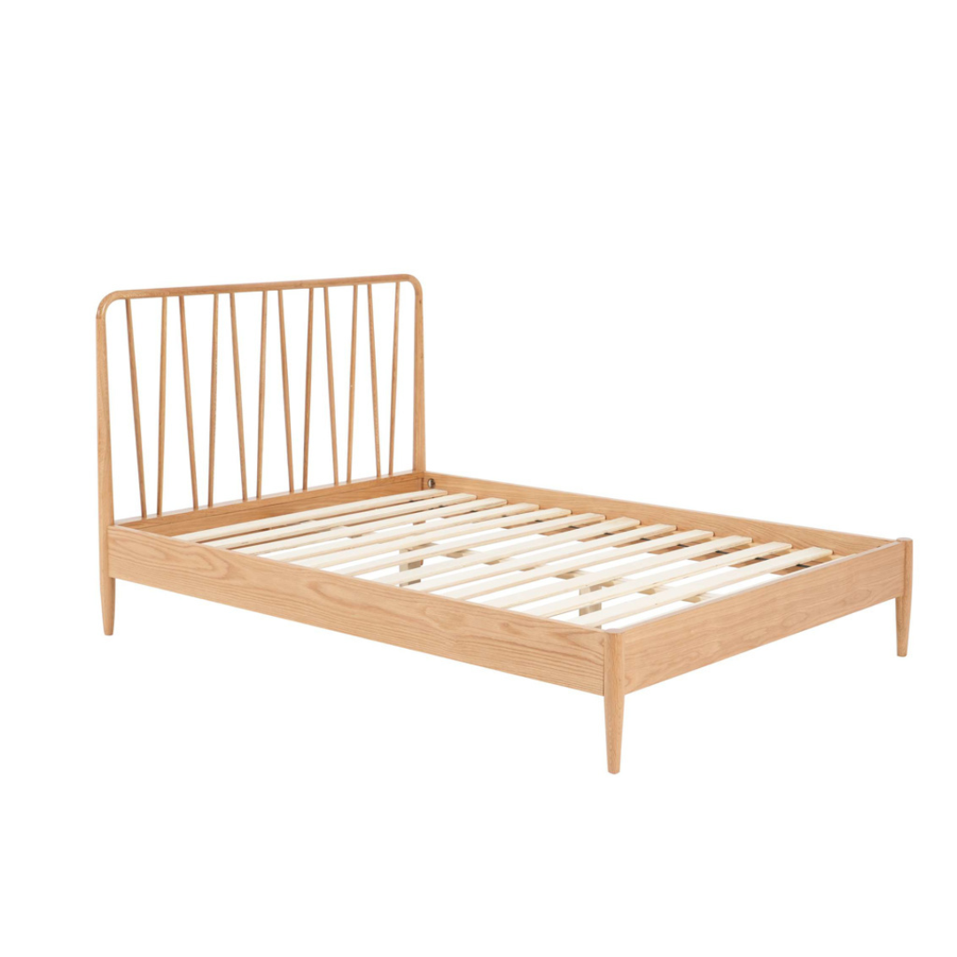 Tomas Solid Oak Oak Bed Frame