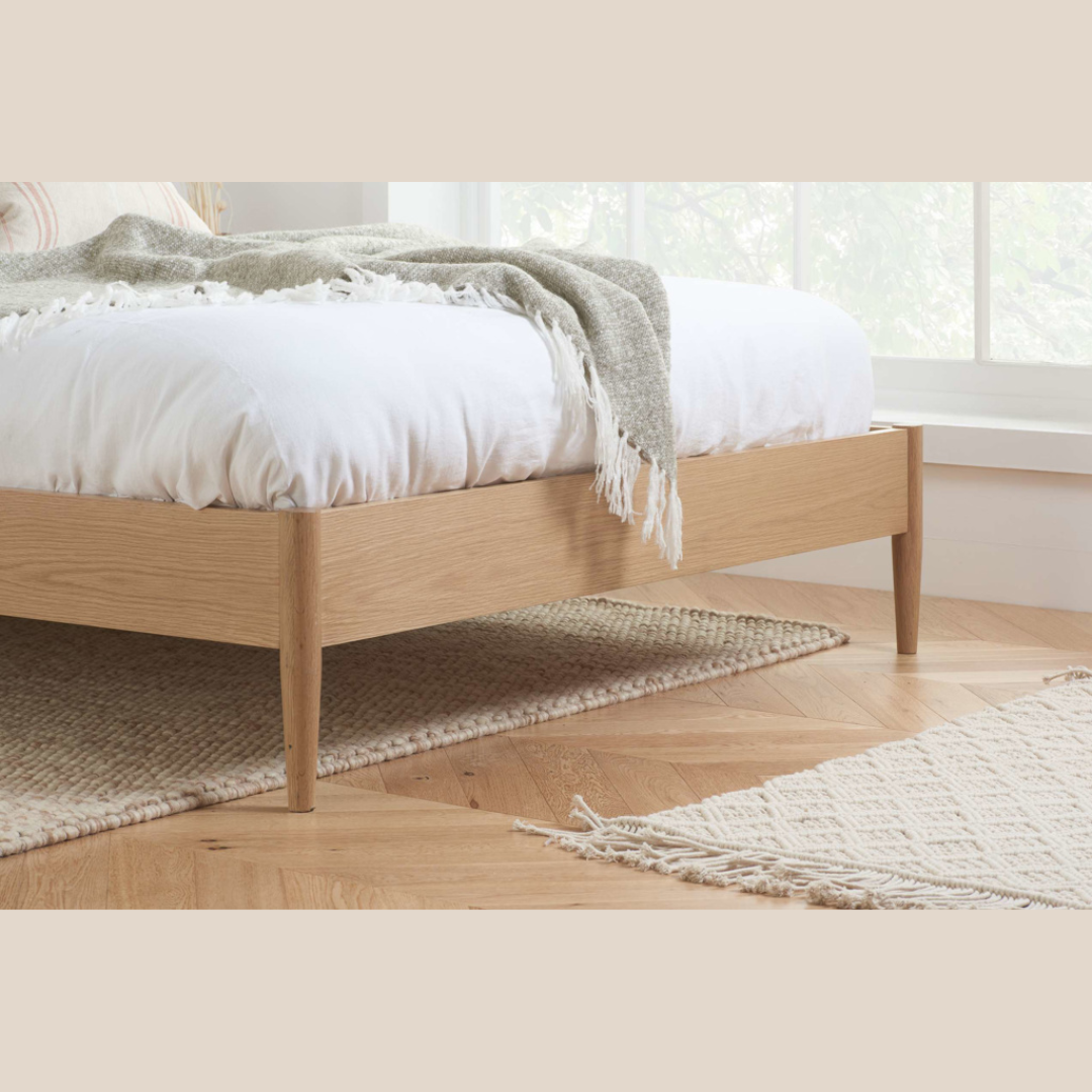 Tomas Solid Oak Oak Bed Frame