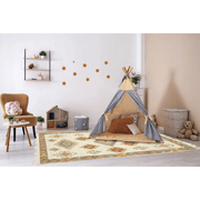 Tropical Sunshine Handwoven Jute Kilim - Furniturezone