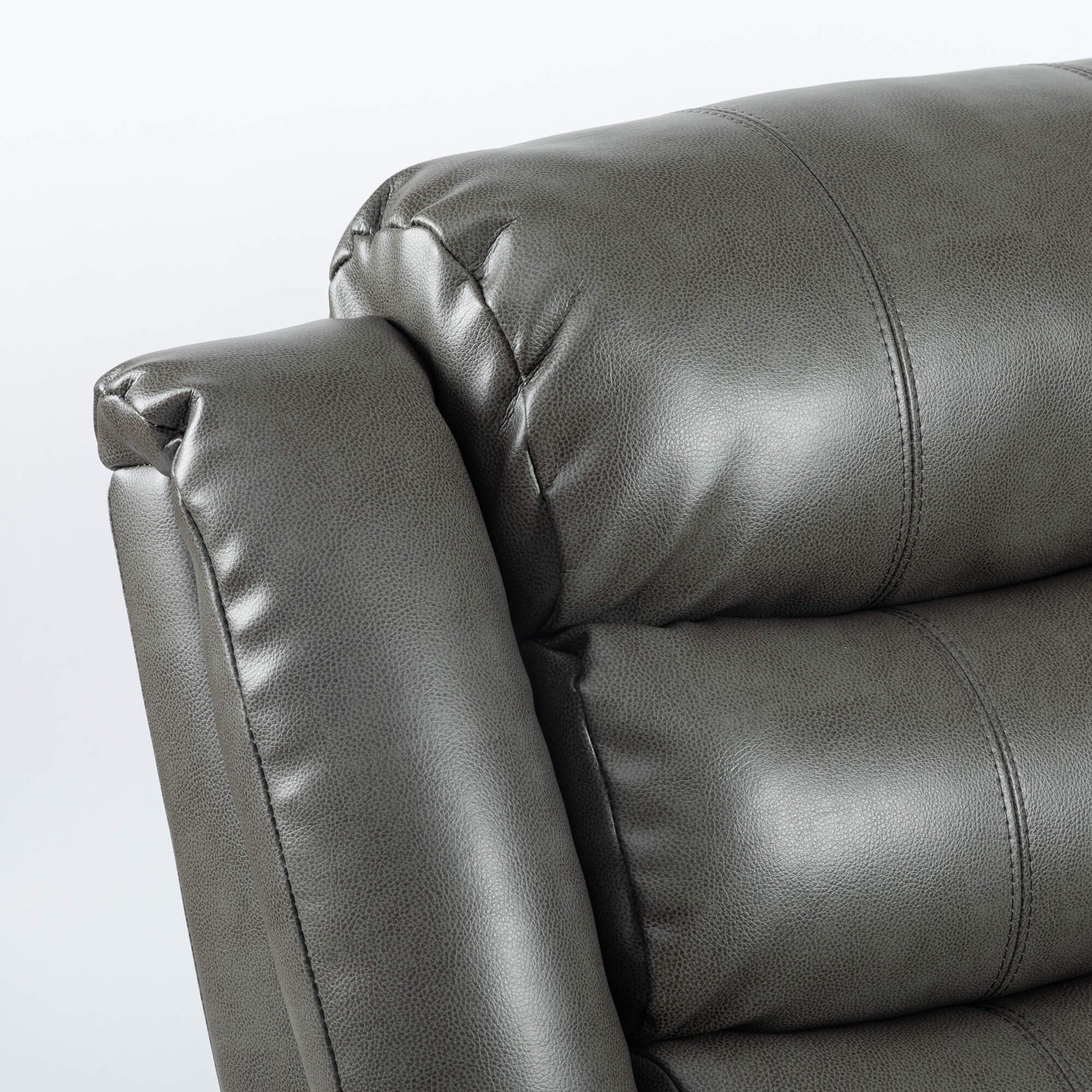 Turin Recliner Leather Aire 2 Seater Sofa - Furniturezone