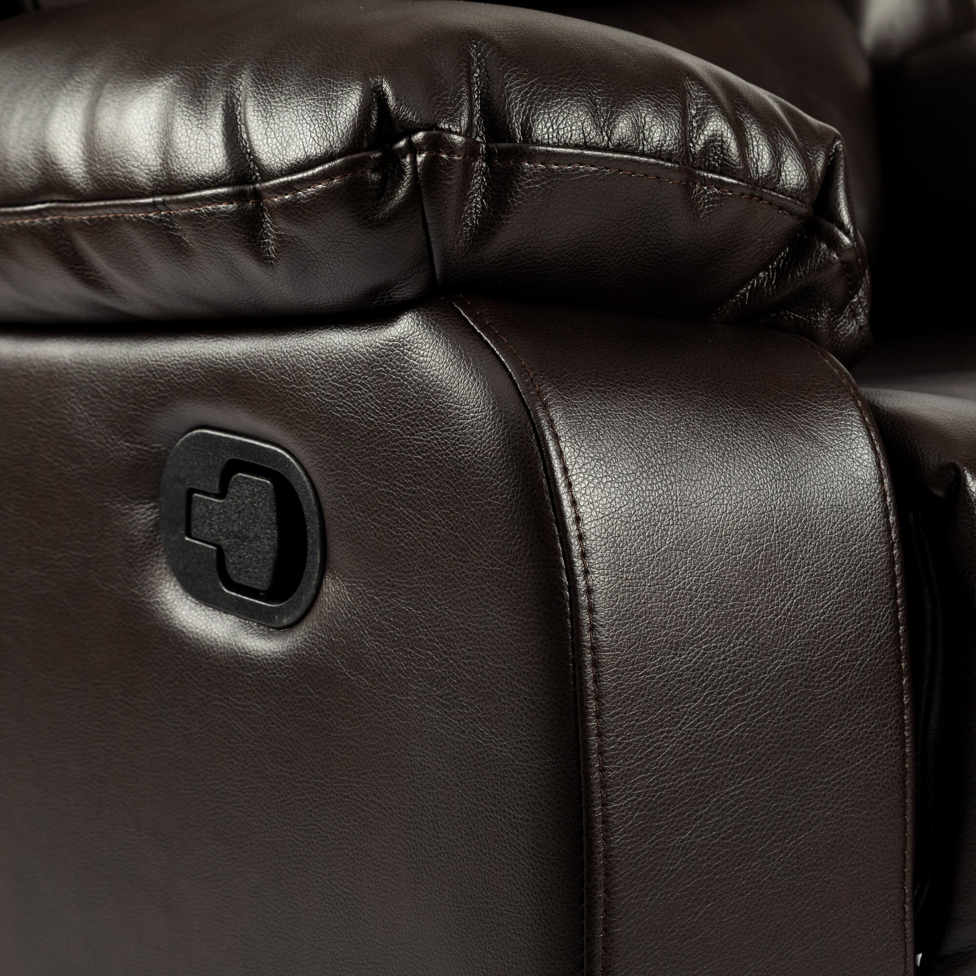 Turin Recliner Leather Aire 2 Seater Sofa - Furniturezone