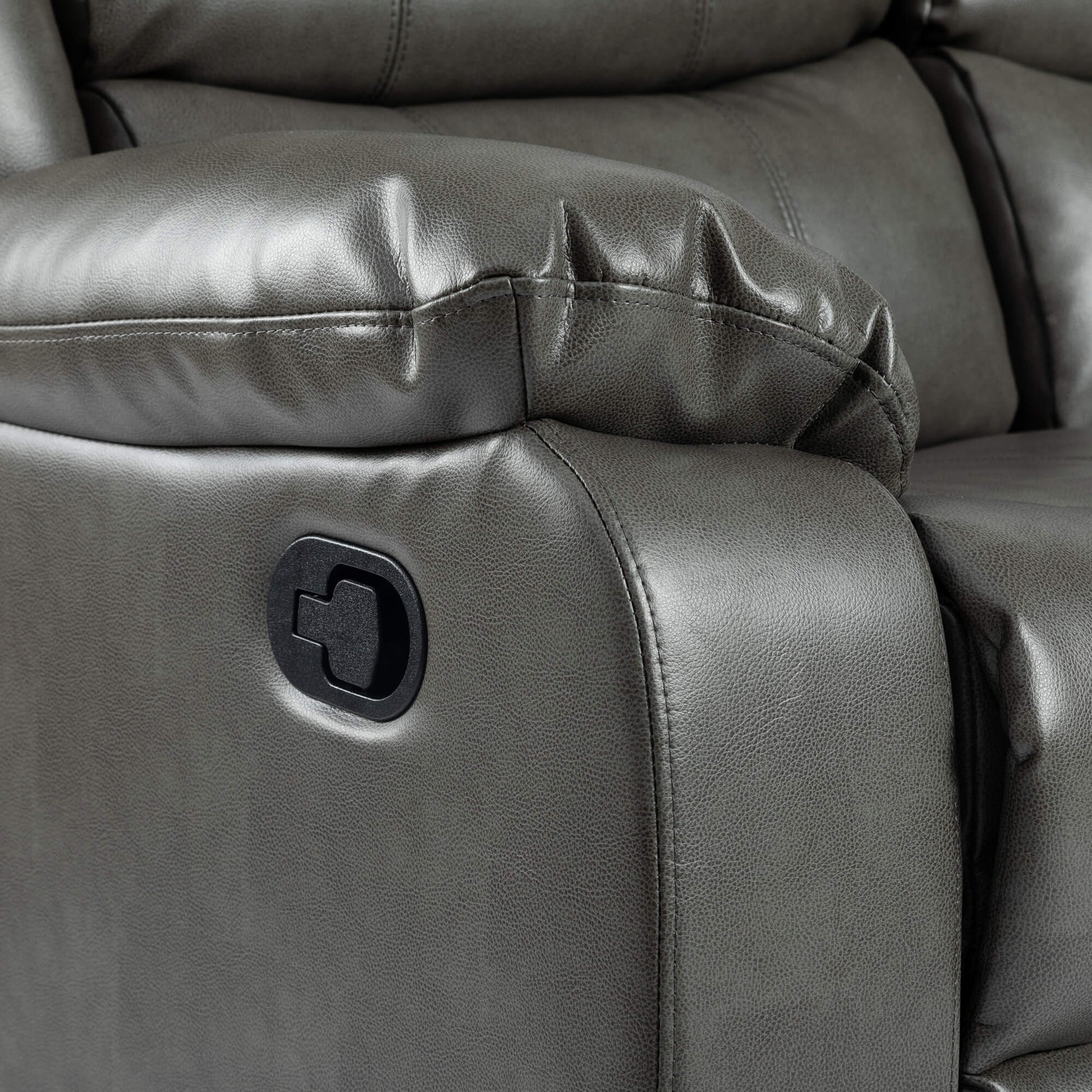 Turin Recliner Leather Aire 2 Seater Sofa - Furniturezone