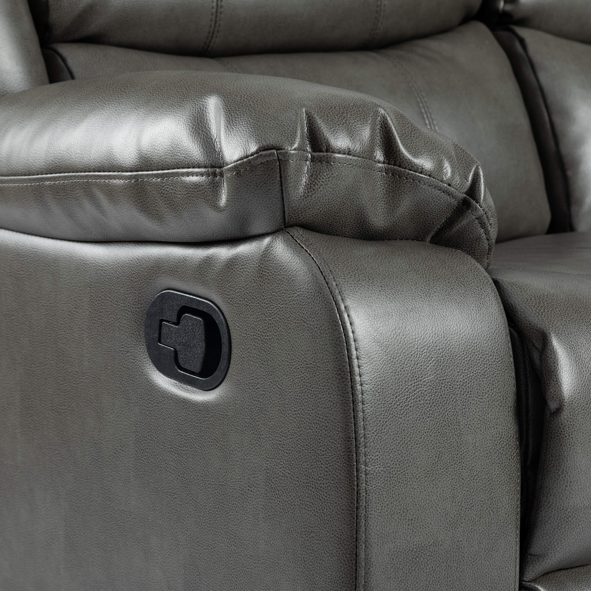 Turin Recliner Leather Aire 2 Seater Sofa - Furniturezone