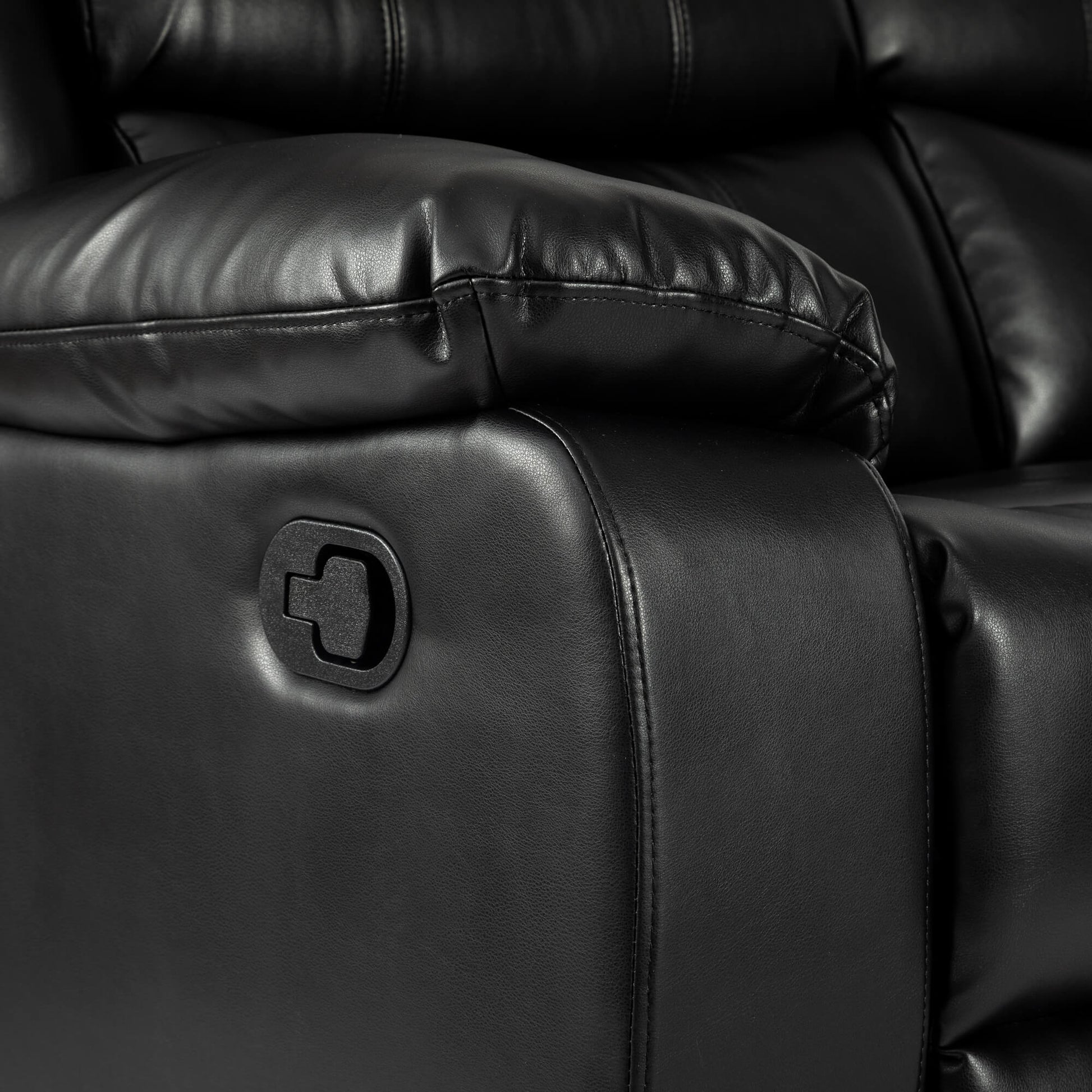 Turin Recliner Leather Aire 2 Seater Sofa - Furniturezone