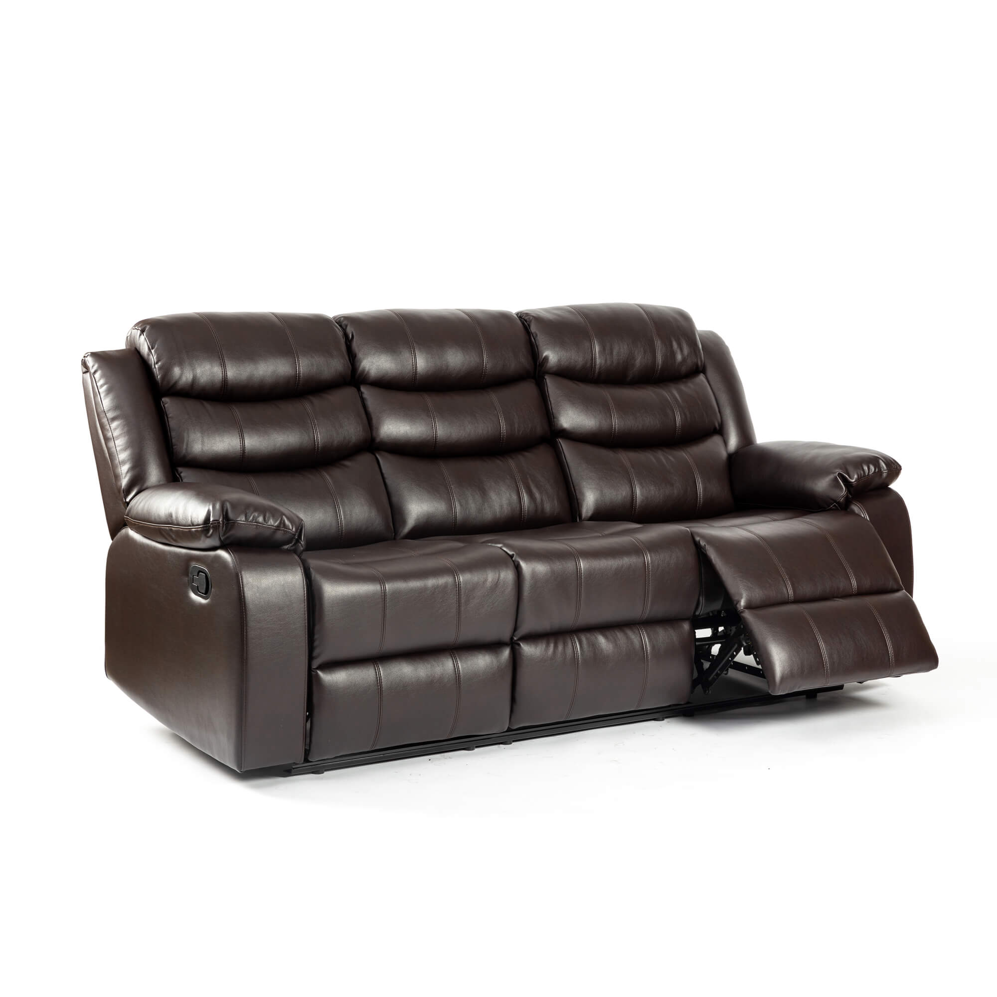 Turin Recliner Leather Aire 3 Seater Sofa - Furniturezone