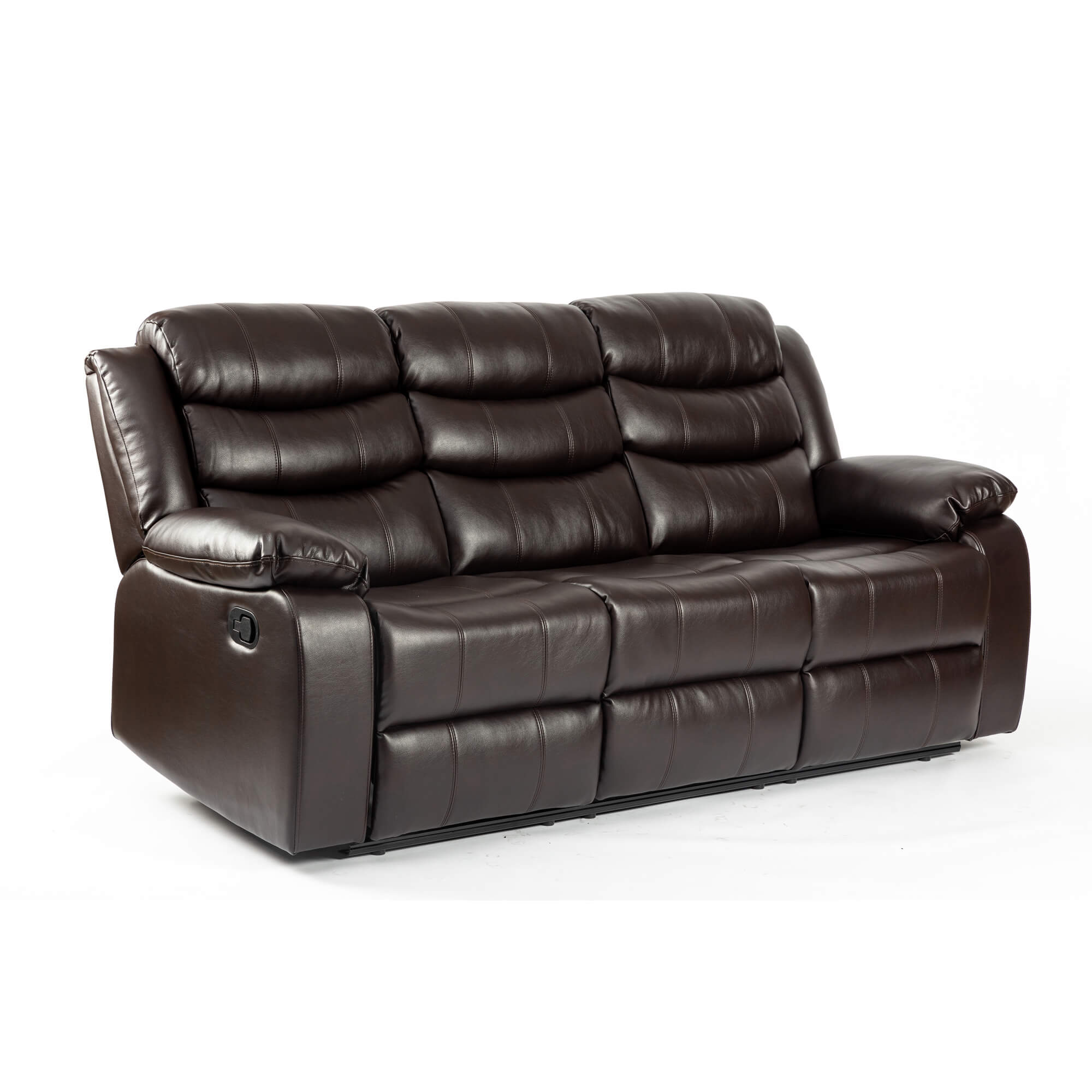 Turin Recliner Leather Aire 3 Seater Sofa - Furniturezone