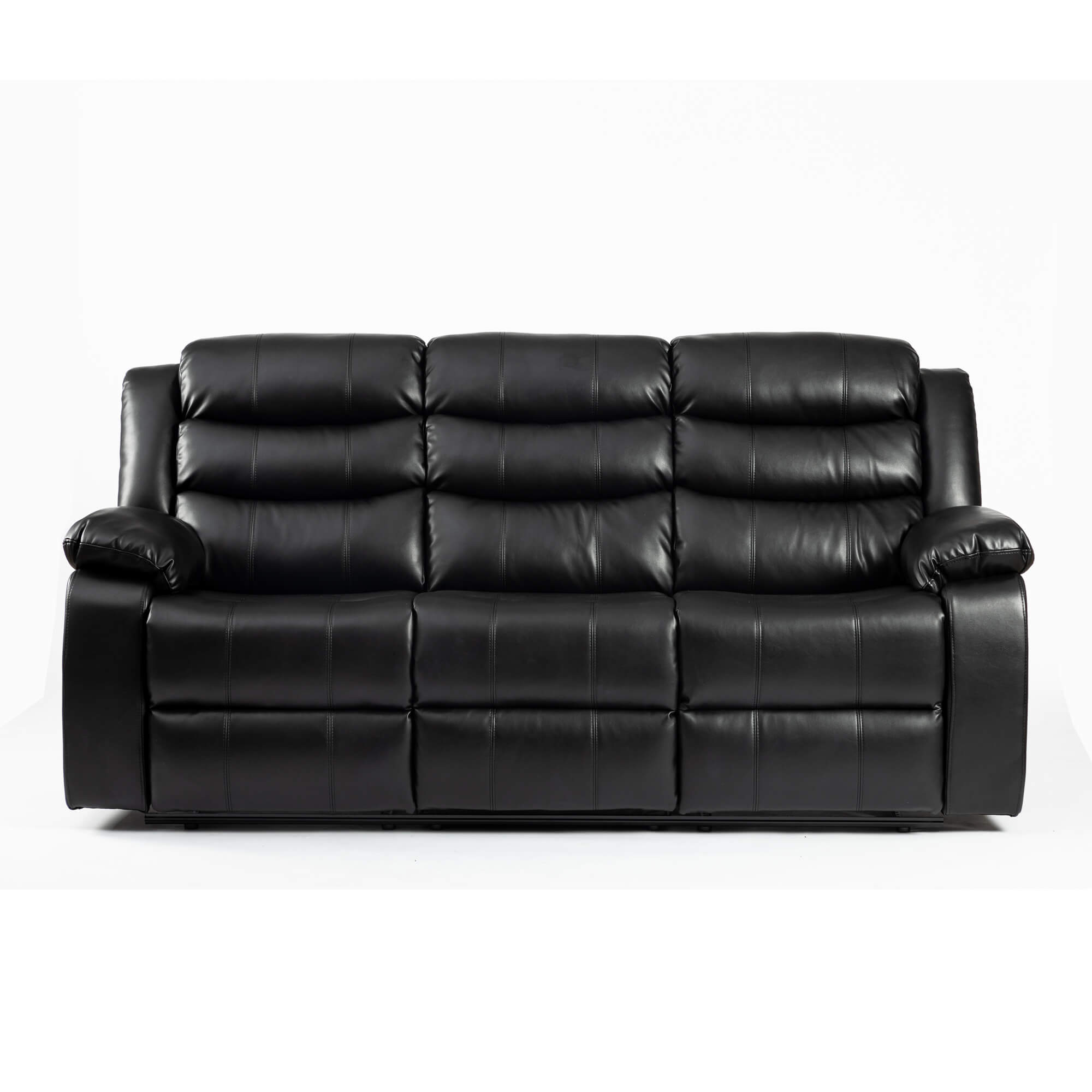 Turin Recliner Leather Aire 3 Seater Sofa - Furniturezone