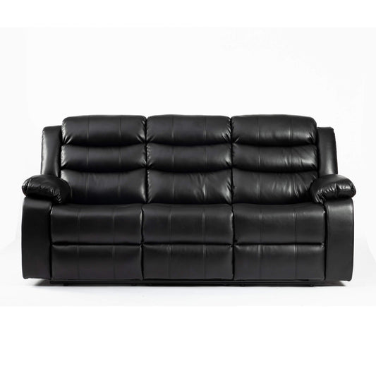 Turin Recliner Leather Aire 3 Seater Sofa - Furniturezone