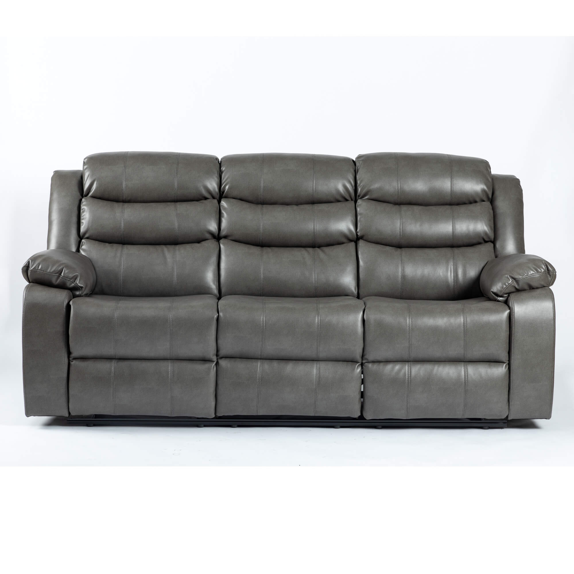 Turin Recliner Leather Aire 3 Seater Sofa - Furniturezone