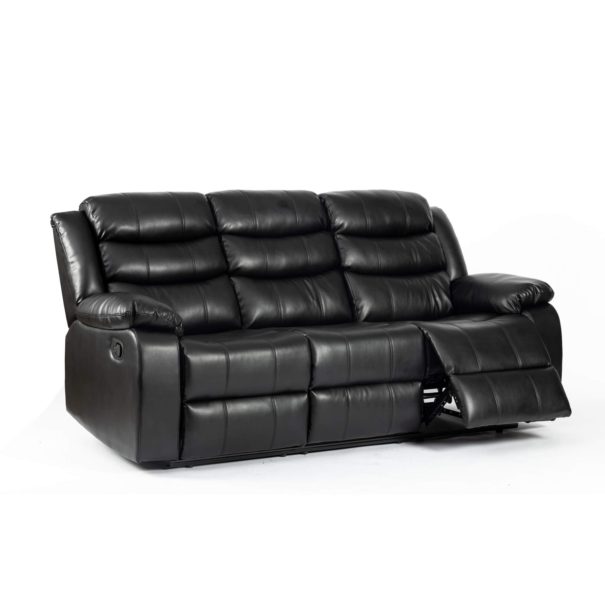 Turin Recliner Leather Aire 3 Seater Sofa - Furniturezone