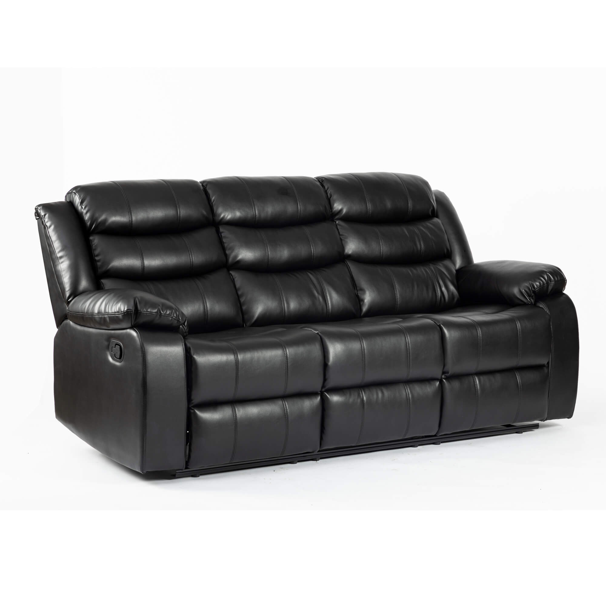 Turin Recliner Leather Aire 3 Seater Sofa - Furniturezone