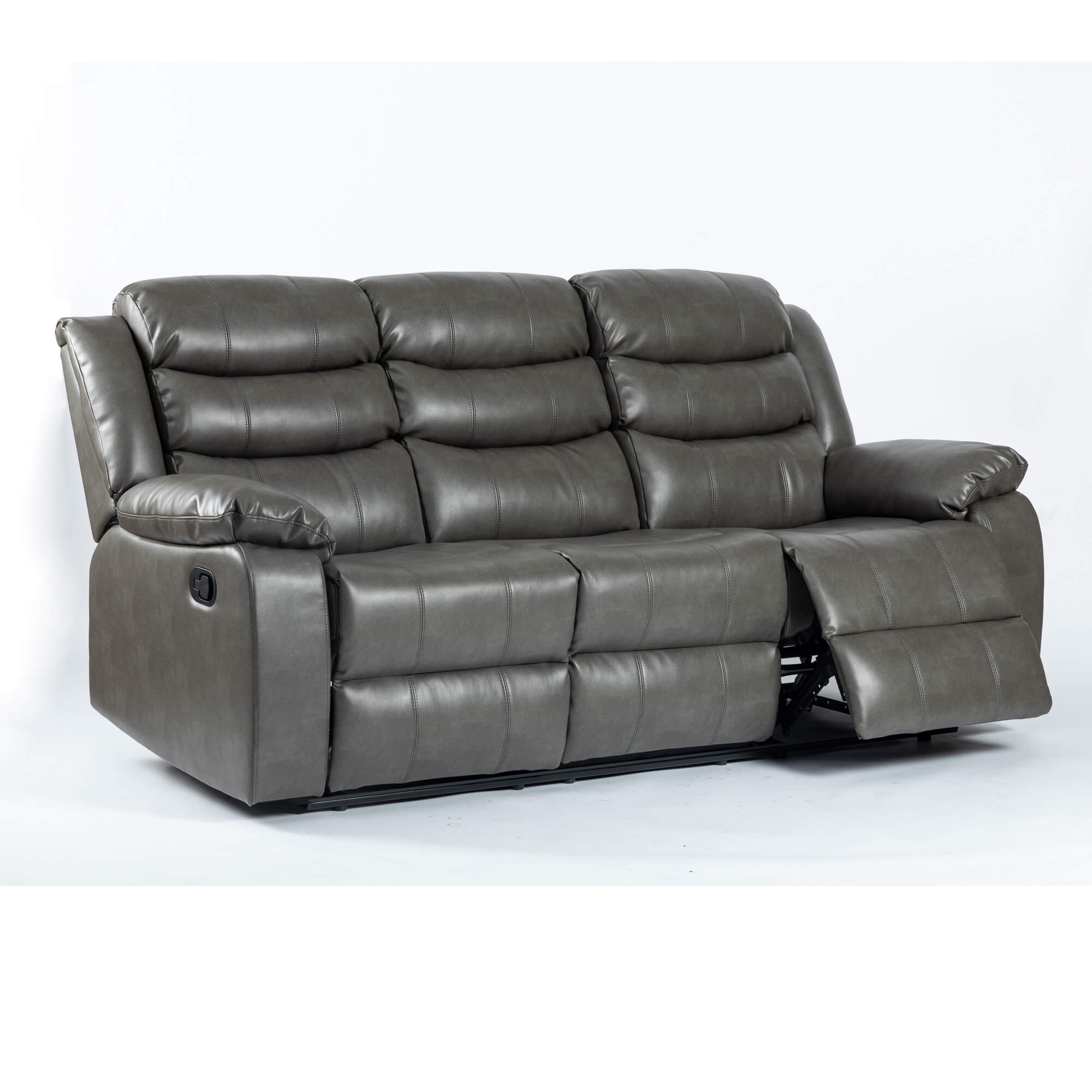 Turin Recliner Leather Aire 3 Seater Sofa - Furniturezone