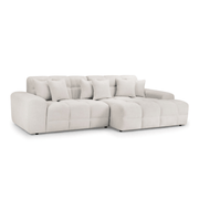 Valencia Corner Sofa Beige - Right Hand Facing - Furniturezone