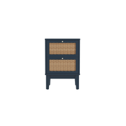 Valentina Blue Bedside Cabinet - Furniturezone