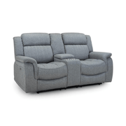 Venturi Electric Recliner Grey Two Seater Sofa - Furniturezone