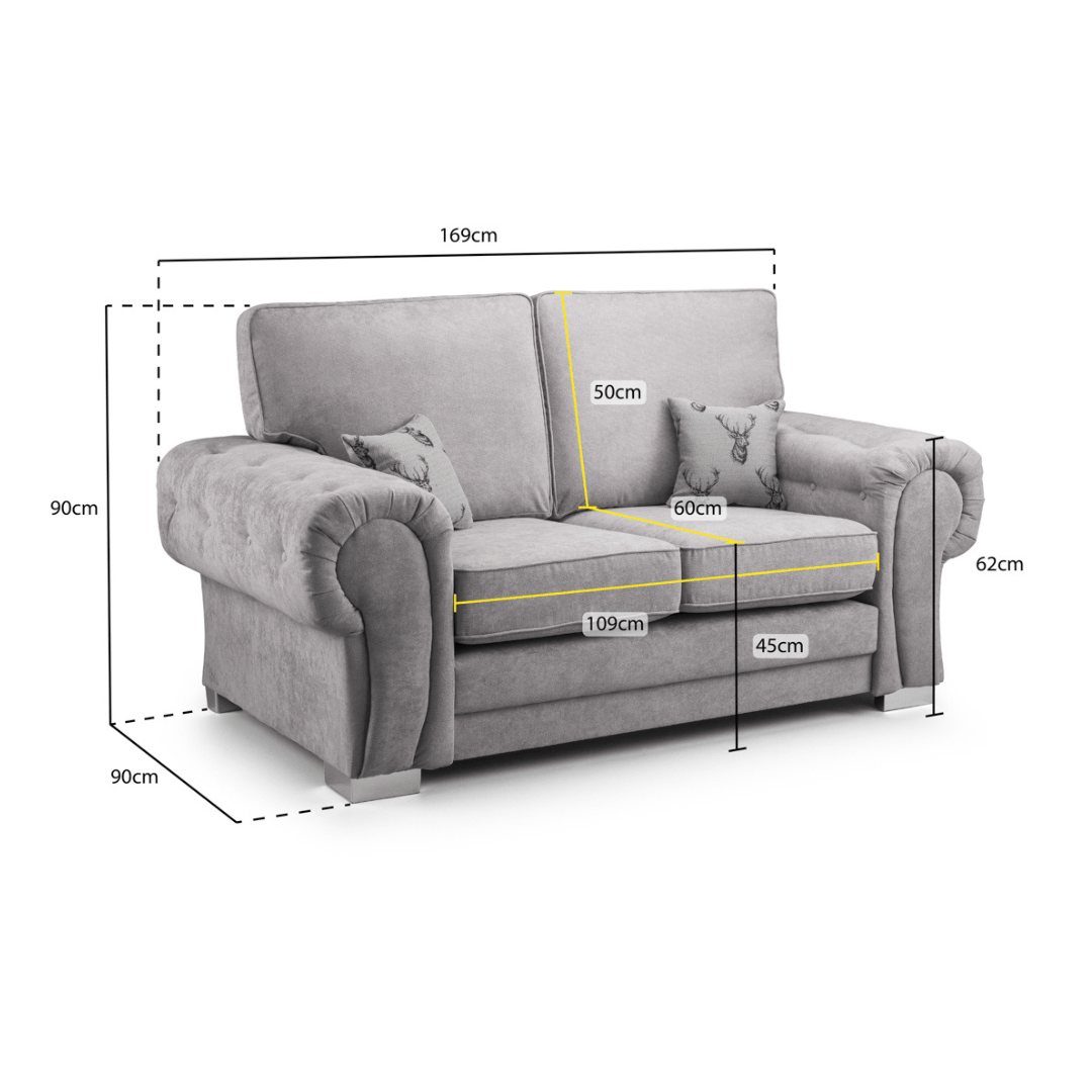Verona 3 + 2 Seater Sofa Set - Furniturezone