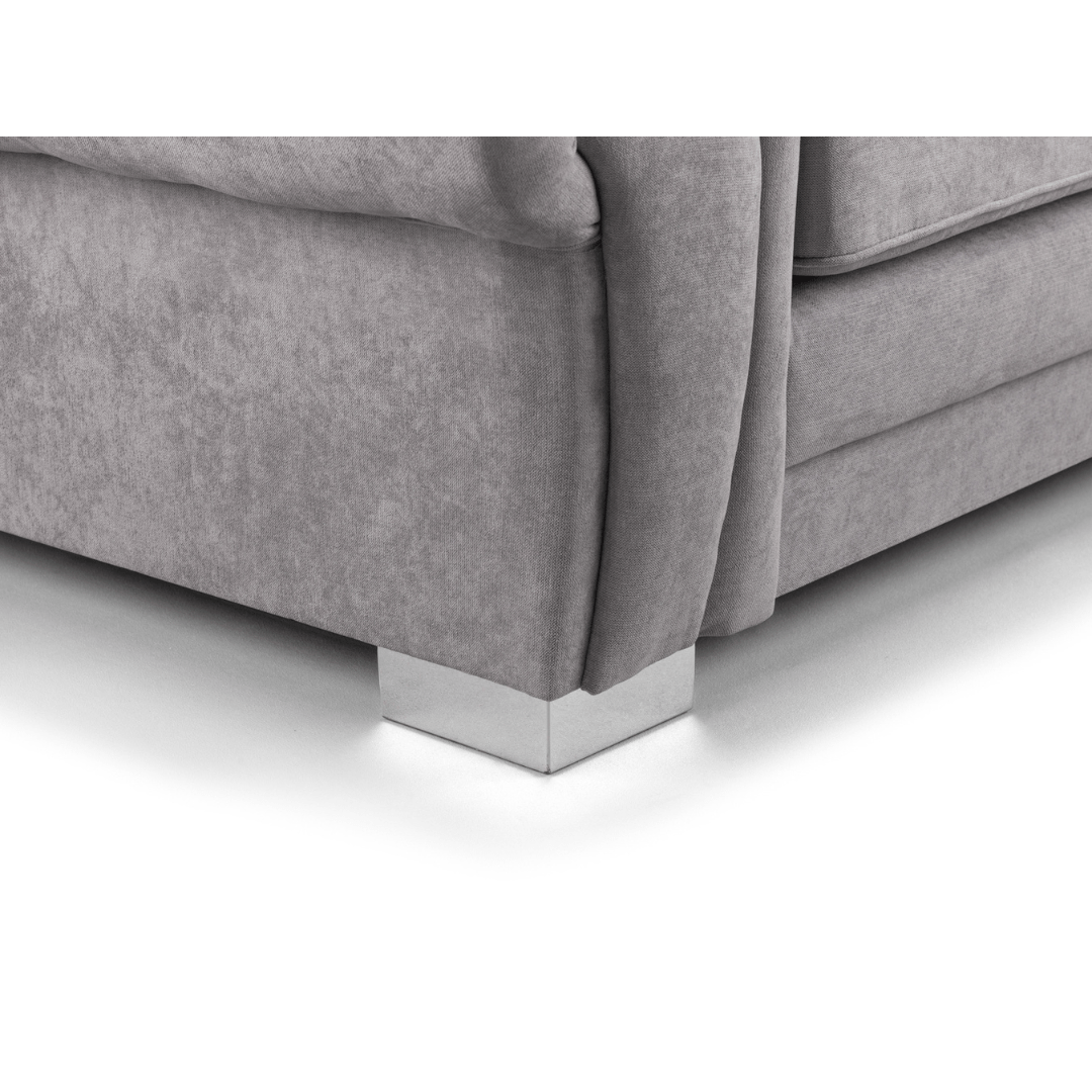 Verona Large Scatter - back Grey Corner Sofa - Furniturezone