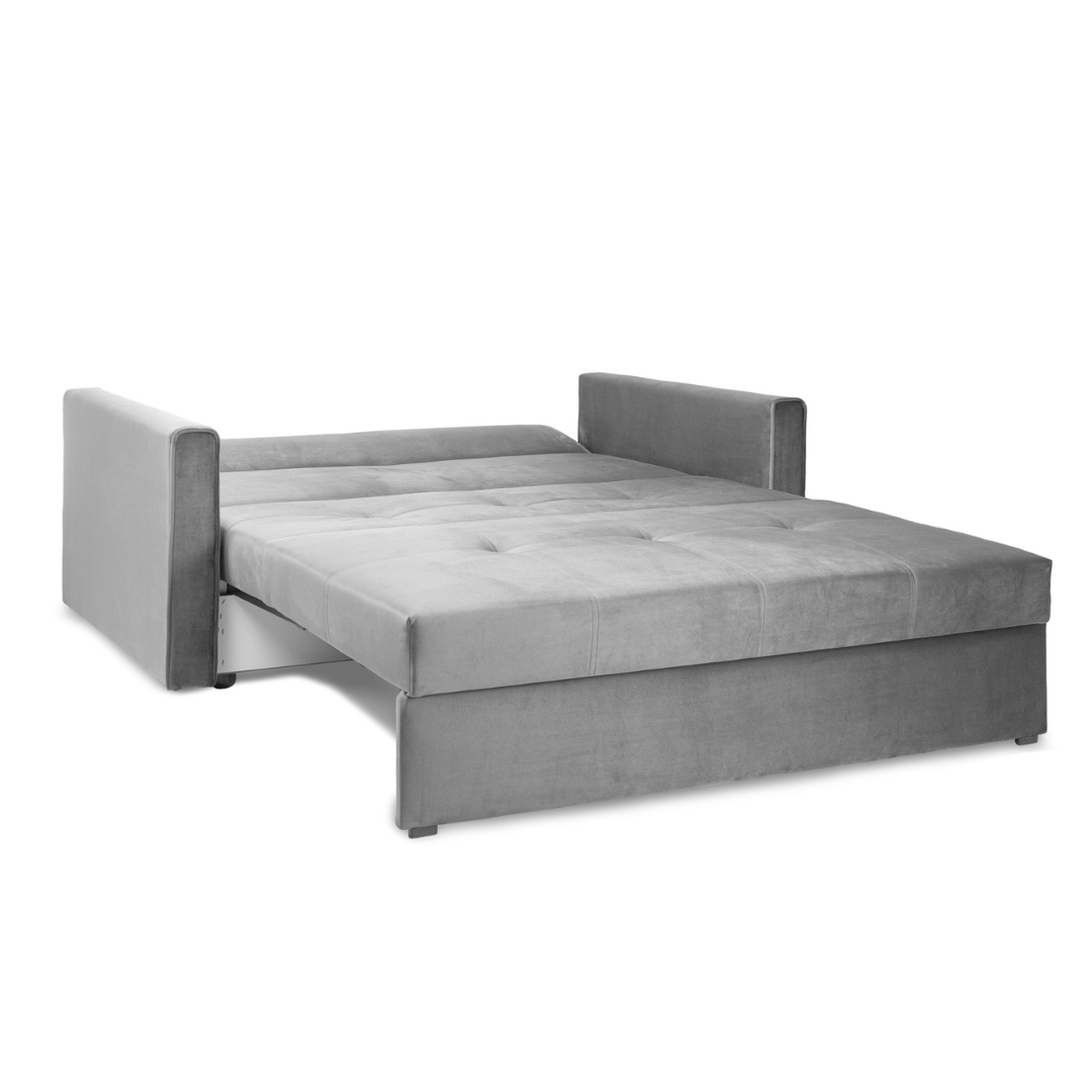 Viva Sofabed Plush Grey 2 Seater