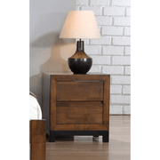 Vulcan Solid Wooden Bedside - Furniturezone