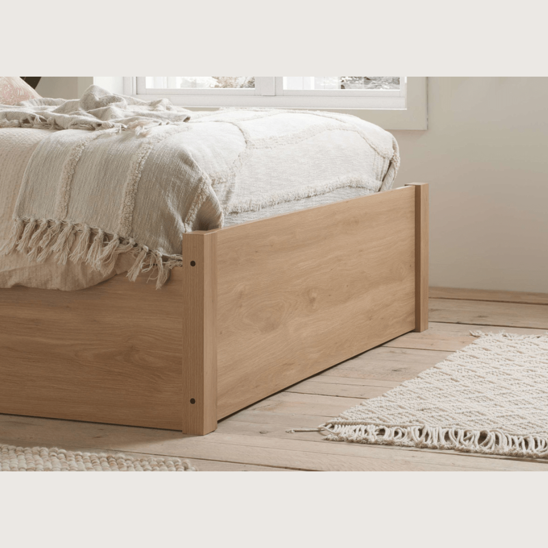 Vulpiano Rattan Ottoman Storage Bed Frame - Furniturezone
