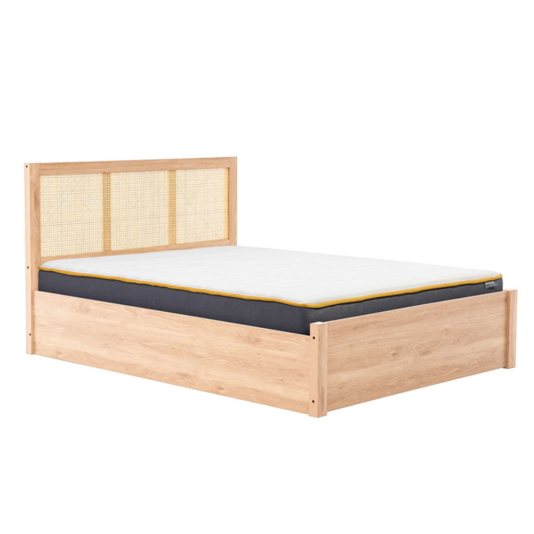 Vulpiano Rattan Ottoman Bed Frame