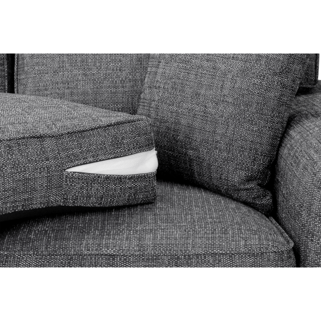 Wilcot 3+2 grey Fabric Sofa Set - Furniturezone