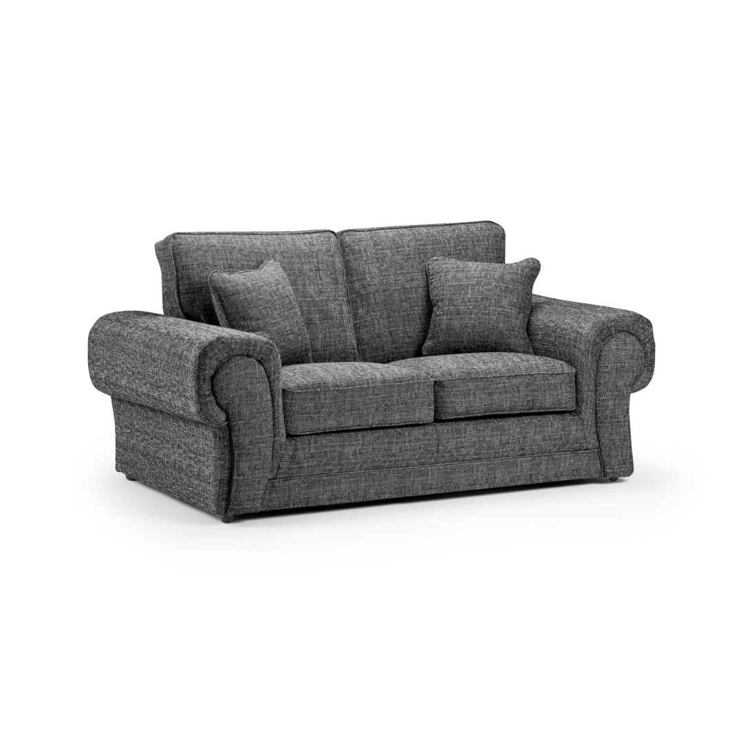 Wilcot 3+2 grey Fabric Sofa Set - Furniturezone