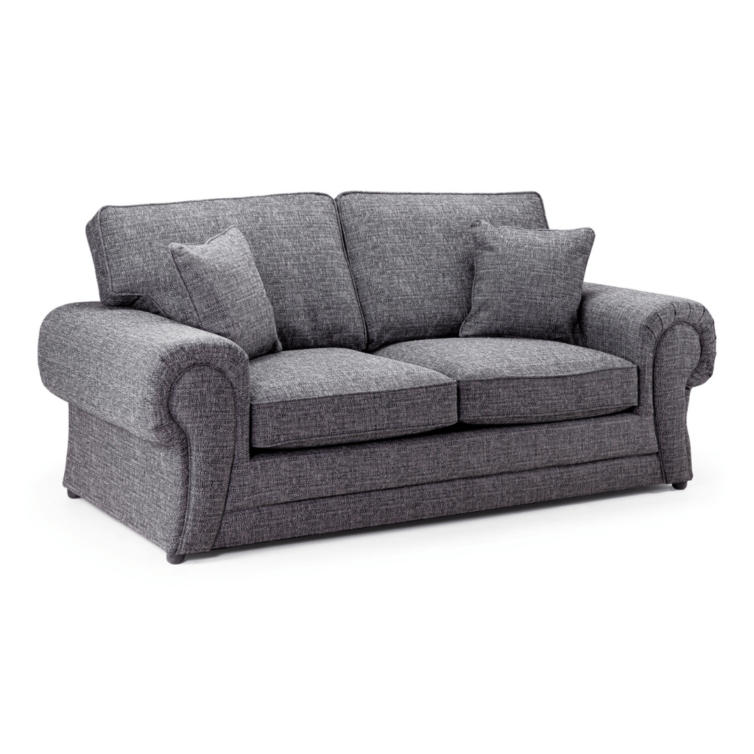 Wilcot 3+2 grey Fabric Sofa Set - Furniturezone