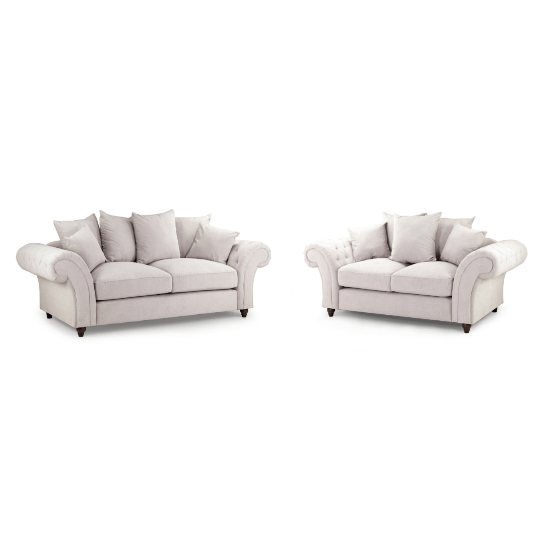 Windsor Full - back Stone 3+2 Sofa Set - Furniturezone