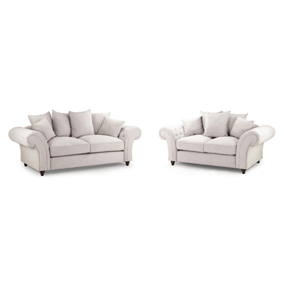 Windsor Full-back Stone 3+2 Sofa Set
